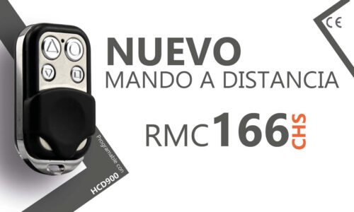 Nuevo Mando de garaje de Código fijo y Código Evolutivo: RMC166CHS